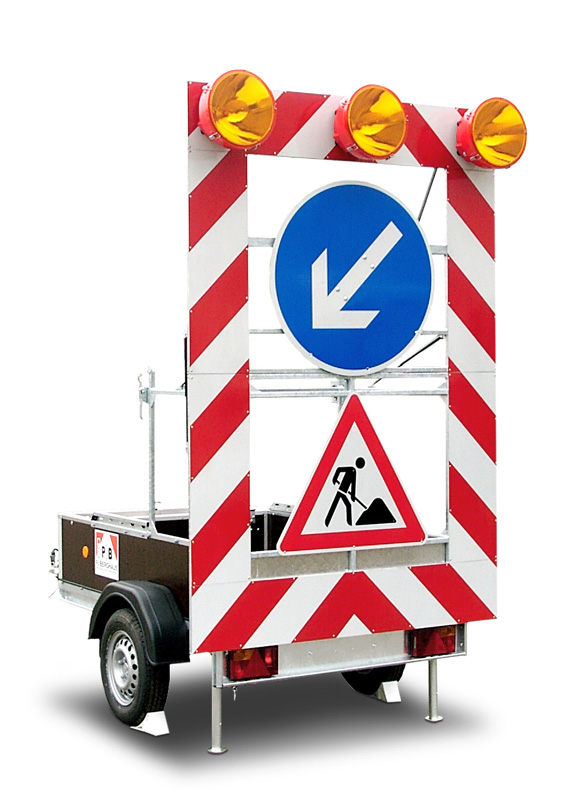 Mobile warning trailer type SM 10 (Vz 615)