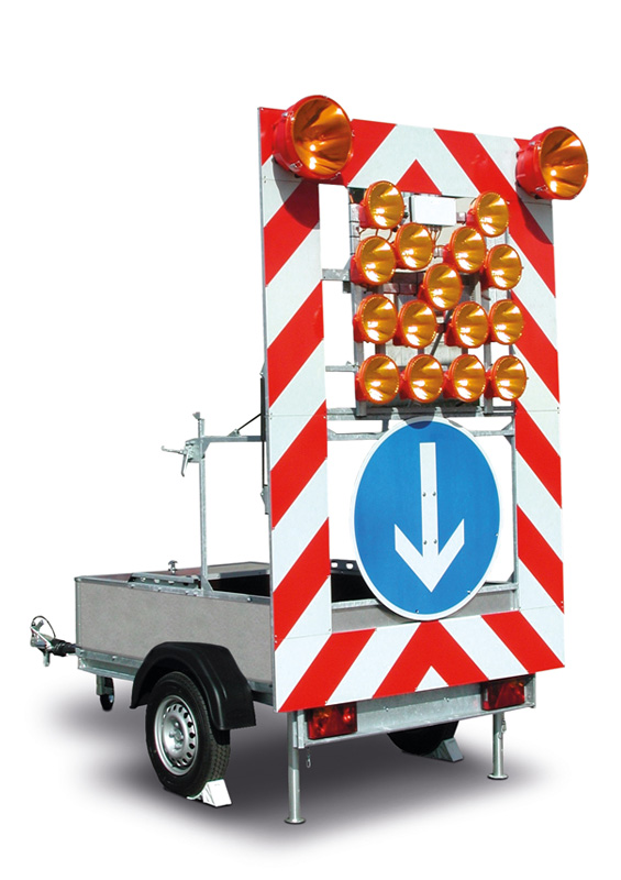 Mobile warning trailer type SM 40 (Vz 616-31)