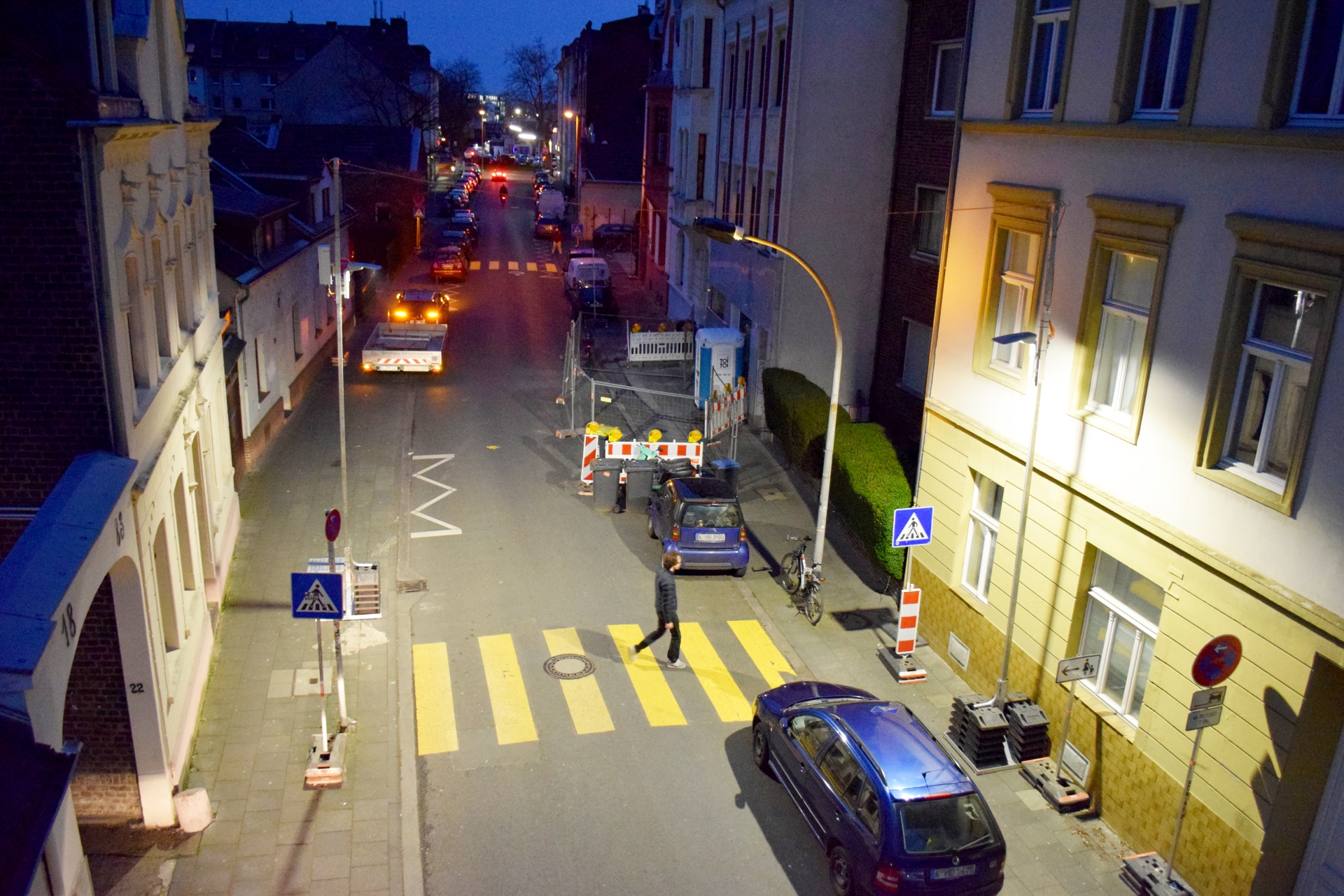 Mobile LED-Beleuchtung für temporäre Fußgängerüberwege